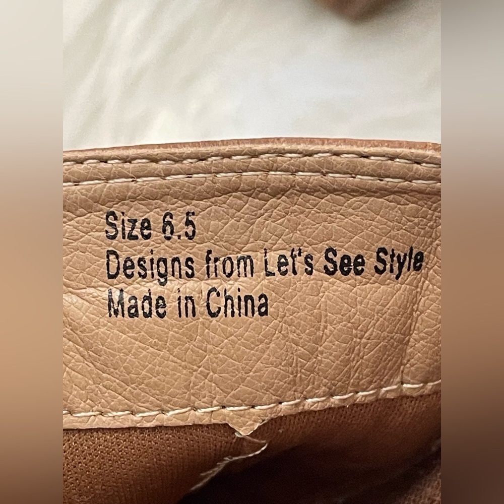 LET'S SEE STYLE‎ Ankle Boots Size 6.5 - Picture 13 of 13